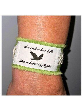 Gypsy Hippie Cuff Bracelet Stevie Nicks Fleetwood Mac Song Lyrics Music Gift Art